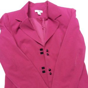 Cato Fuchsia Blazer, Size 12